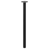 ADILS leg, black, Height 70 cm