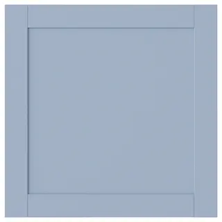 SANNIDAL door with hinges, blue, Width 60 x Height 60 cm