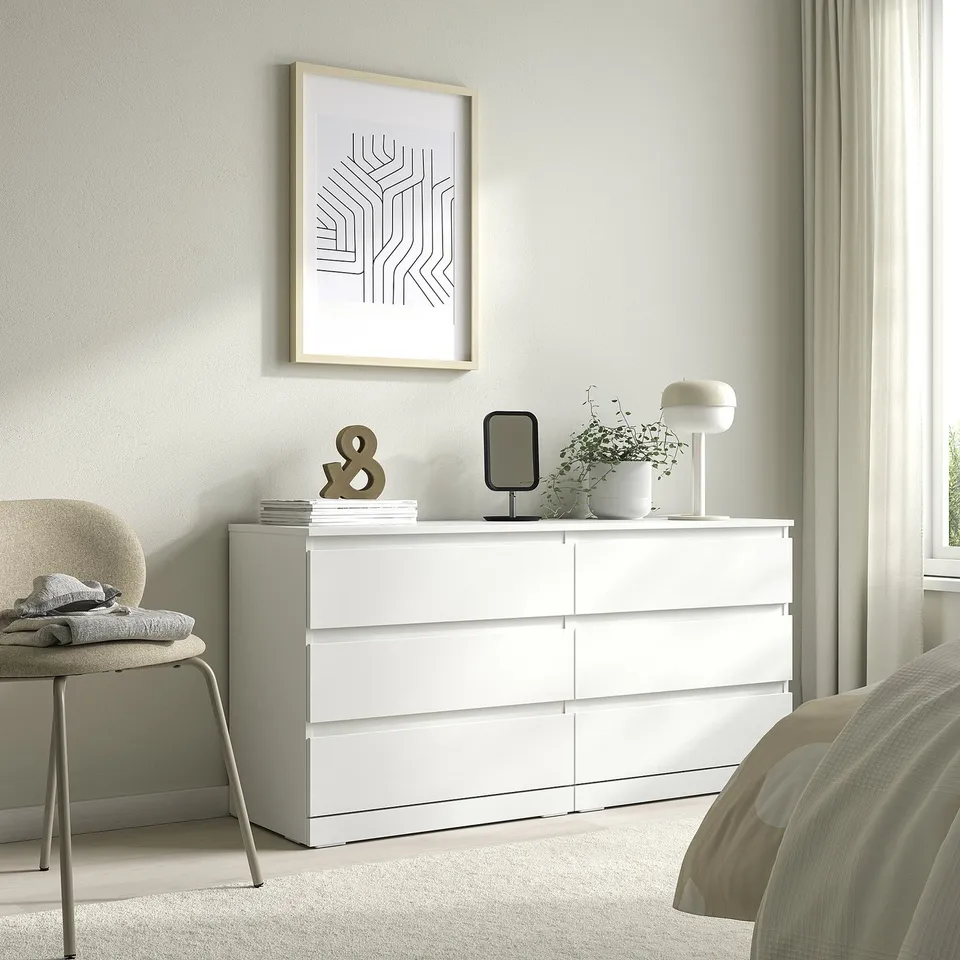 part: LILLBERGET chest of 6 drawers
