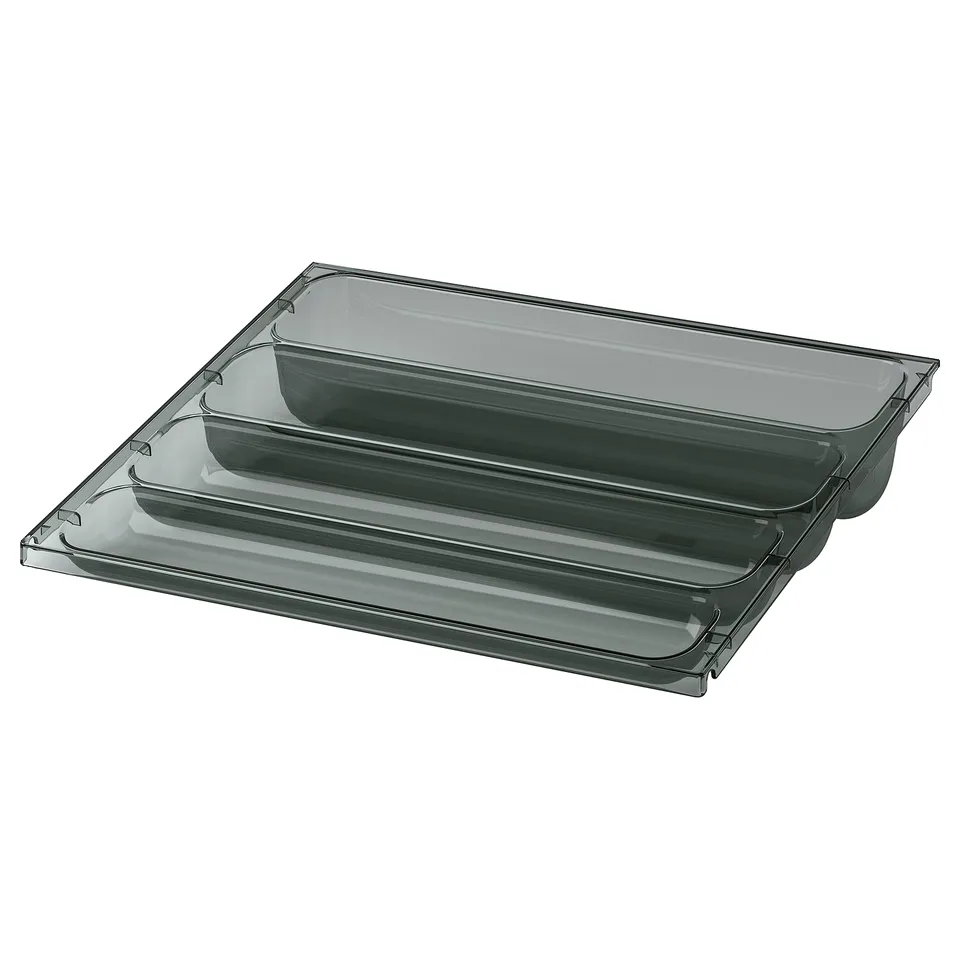VISSLAÅN recycled plastic organiser tray
