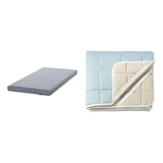 KEJSAROLVON/ÅGOTNES set: foam mattress + mattress protector