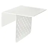 KRAMPHULT armrest tray, white/metal, Length 30 x Width 25 cm