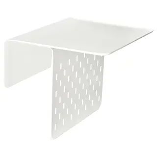 KRAMPHULT armrest tray, white/metal, Length 30 x Width 25 cm