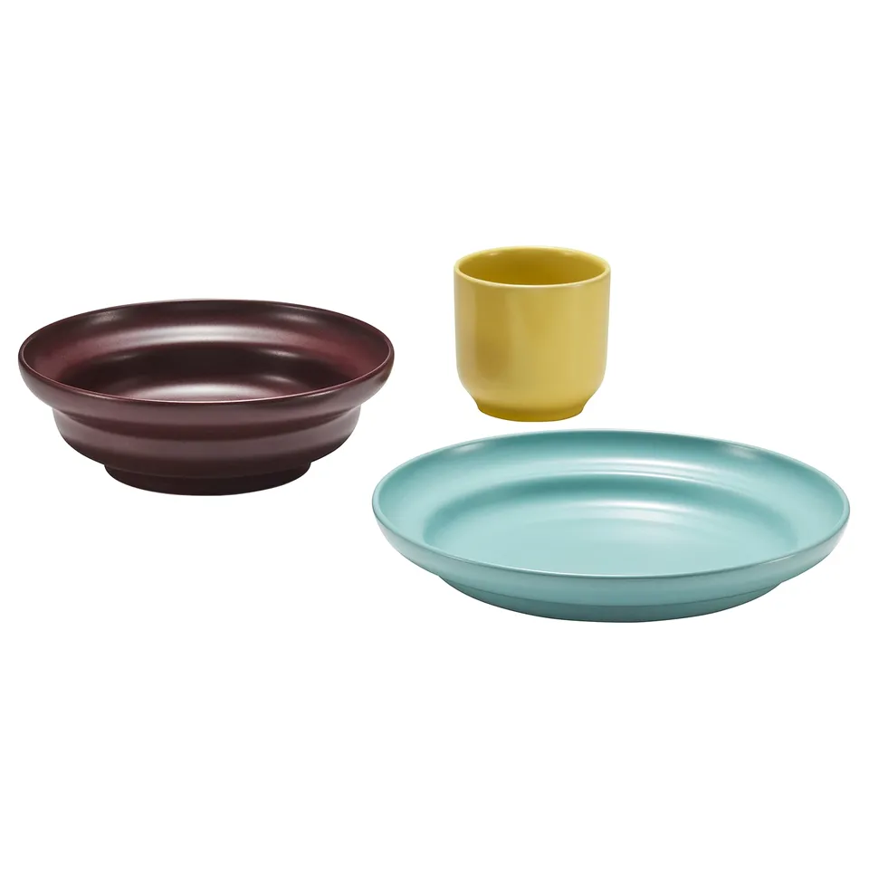 part: SPJUTLILJA 3-piece serving set