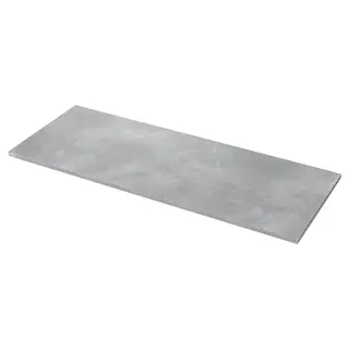 EKBACKEN worktop, light grey concrete effect/laminate, 186x2.8 cm