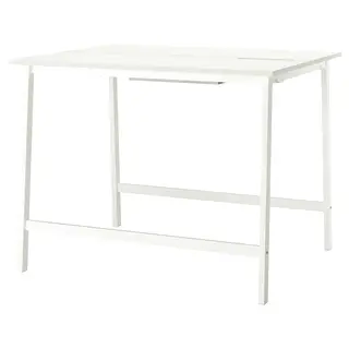 MITTZON conference table, white, 140x108x105 cm
