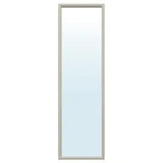NYPONBUSKE mirror, grey-beige, 40x135 cm