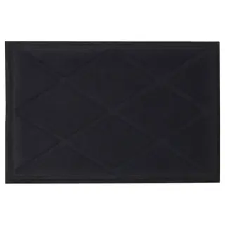 OKSBY door mat, grey, Length 60 x Width 40 cm