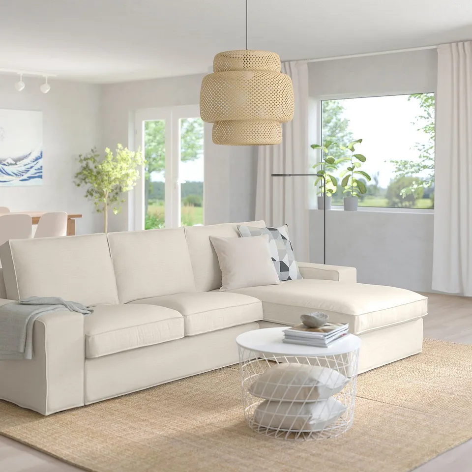 part: KIVIK 3-seat sofa with chaise longue