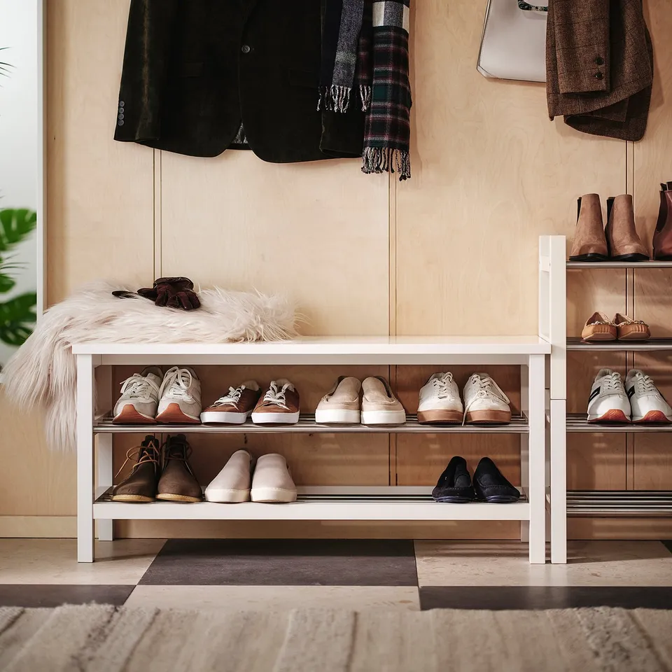 part: TJUSIG bench with shoe storage