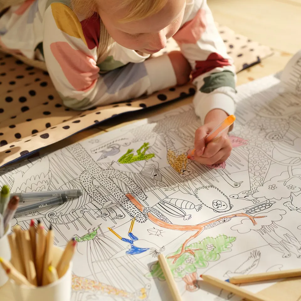 part: SANDLÖPARE colouring paper roll