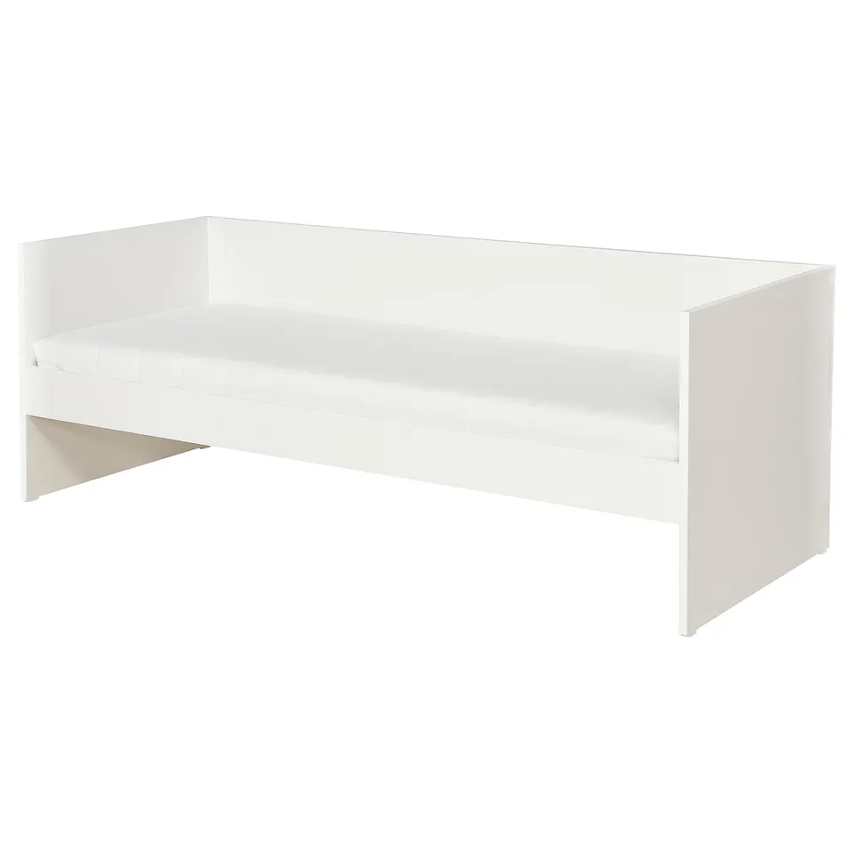VIHALS daybed: modern, minimalist design, wood & fabric, converts to sofa