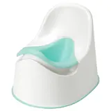 LOCKIG children's potty, white/turquoise, Length 36 x Width 27 x Height 28 cm