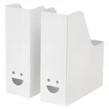 TJABBA magazine file, white, Depth 25 x Height 30 x Width 10 cm