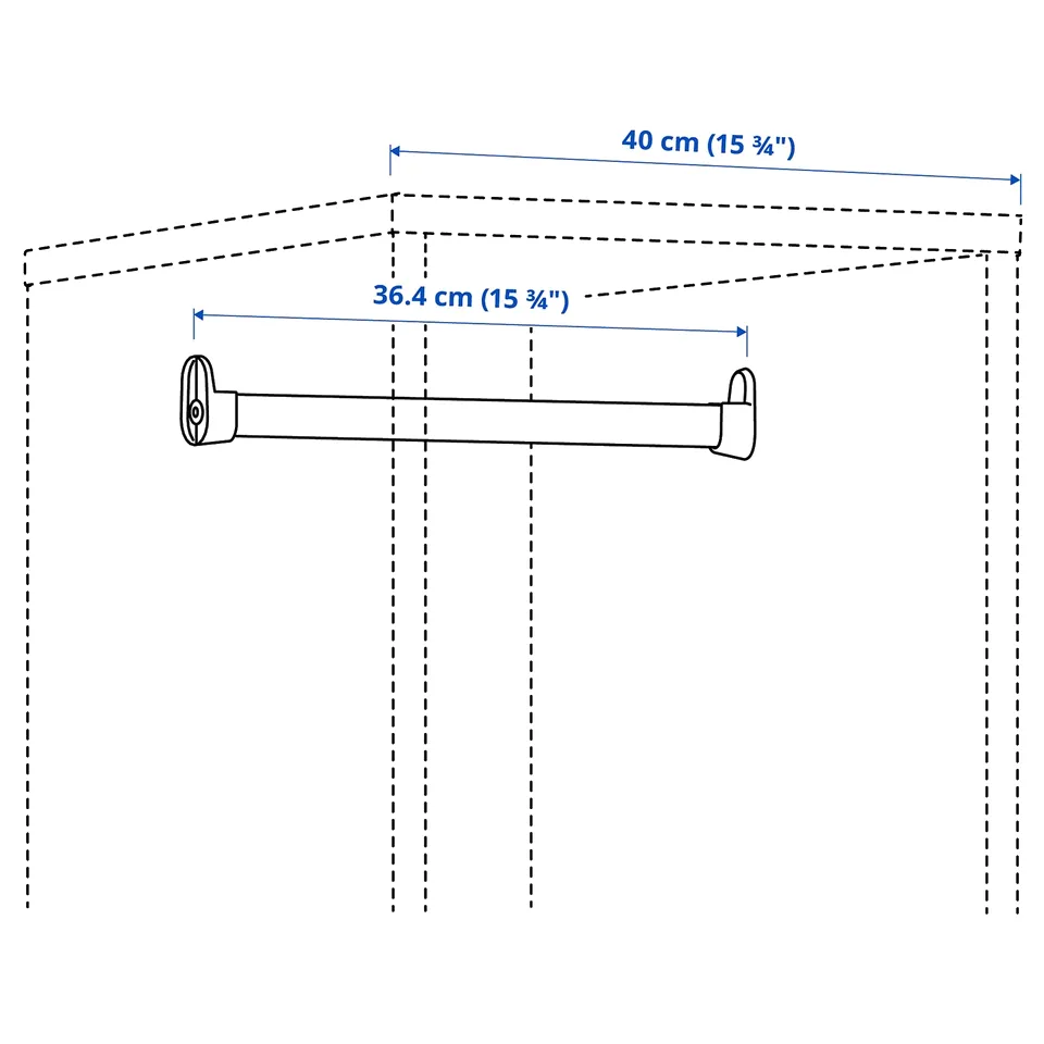 part: ALTARLIDEN clothes rail