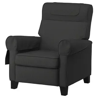 MUREN recliner, Remmarn dark grey, Width 85 x Depth 94 x Height 97 cm