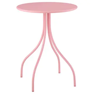 TÅNEBRO side table, in/outdoor/light pink, 46 cm