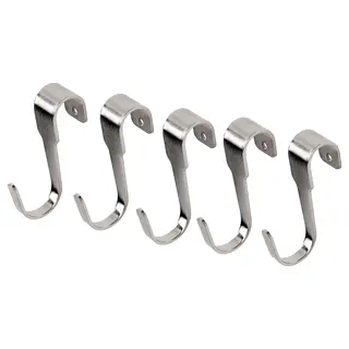 HULTARP hook, nickel-plated, Width 1.8 x Depth 5 x Height 7 cm