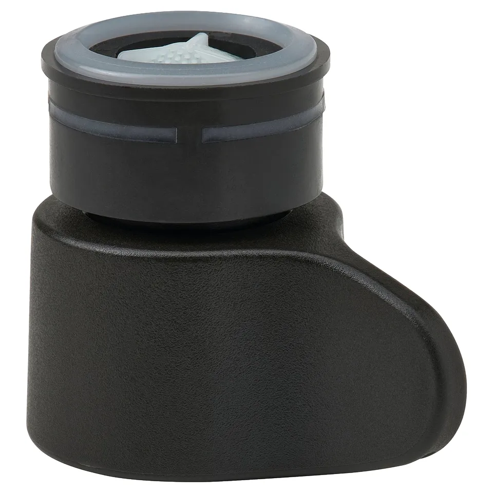 ÅBÄCKEN black sink nozzle, ergonomic, spray/mist modes.