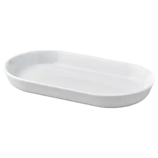 IKEA 365 + serving plate, white, 20x11 cm