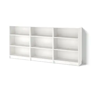 BILLY bookcase, white, 240x28x106 cm
