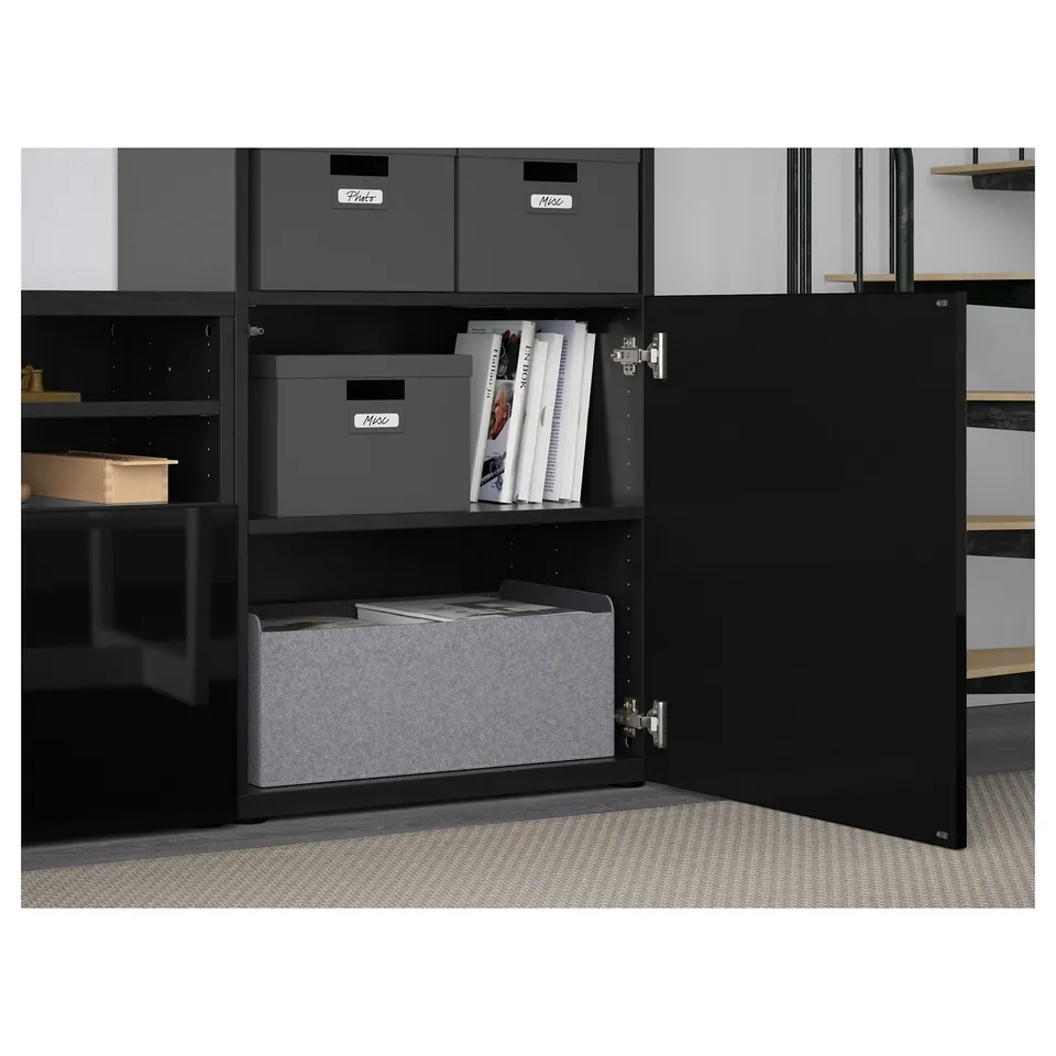 part: BESTÅ TV storage combination/glass doors