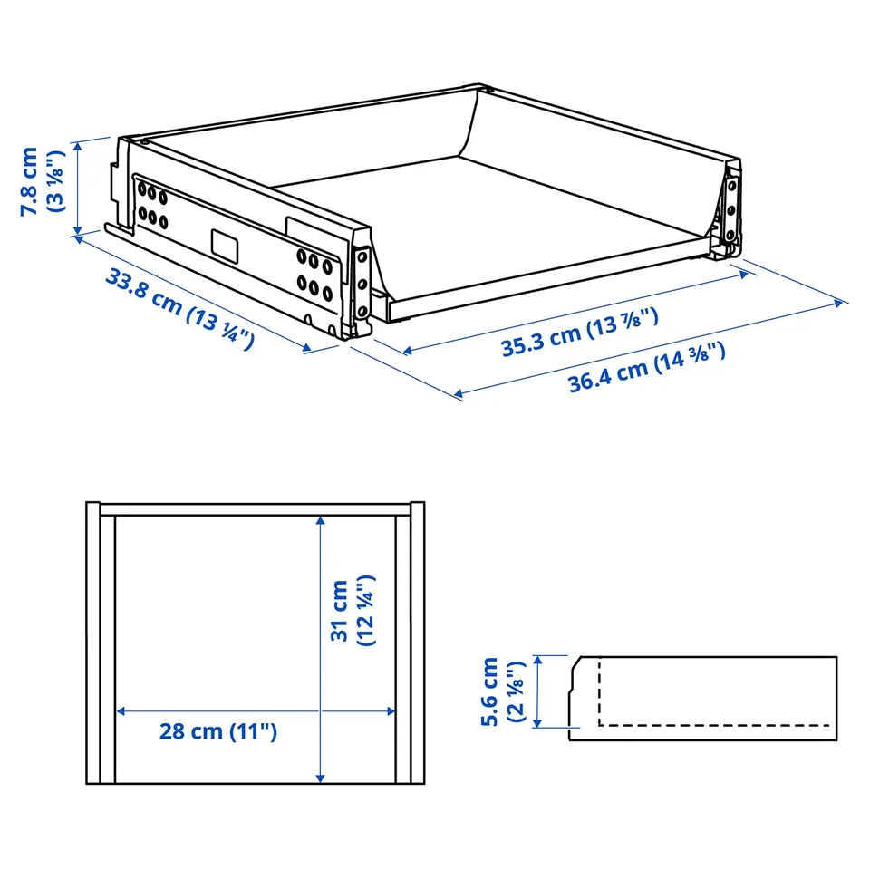 part: MAXIMERA drawer, low
