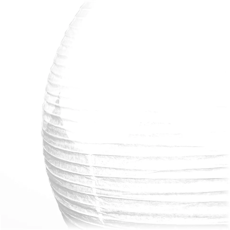 RISBYN / HAVSDJUP Pendant lamp, onion shape/white, 57 cm
