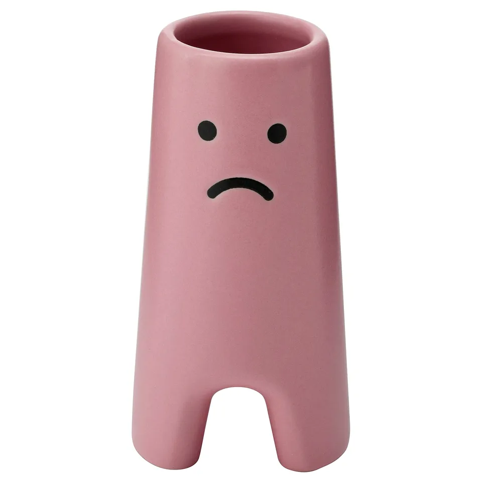 FRÖVÄXT Vase, pink, 10 cm
