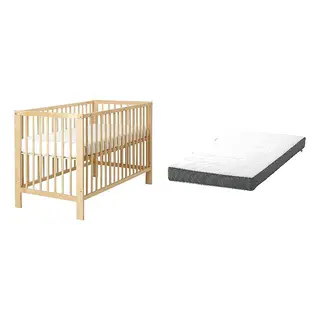 DRÖMMANDE/GULLIVER set: cot + pocket spring mattress for cot