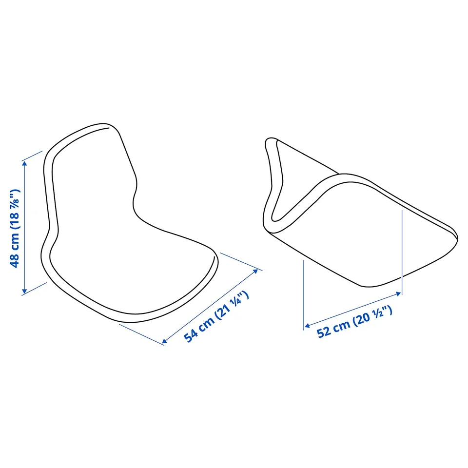 part: LÅNGFJÄLL seat shell