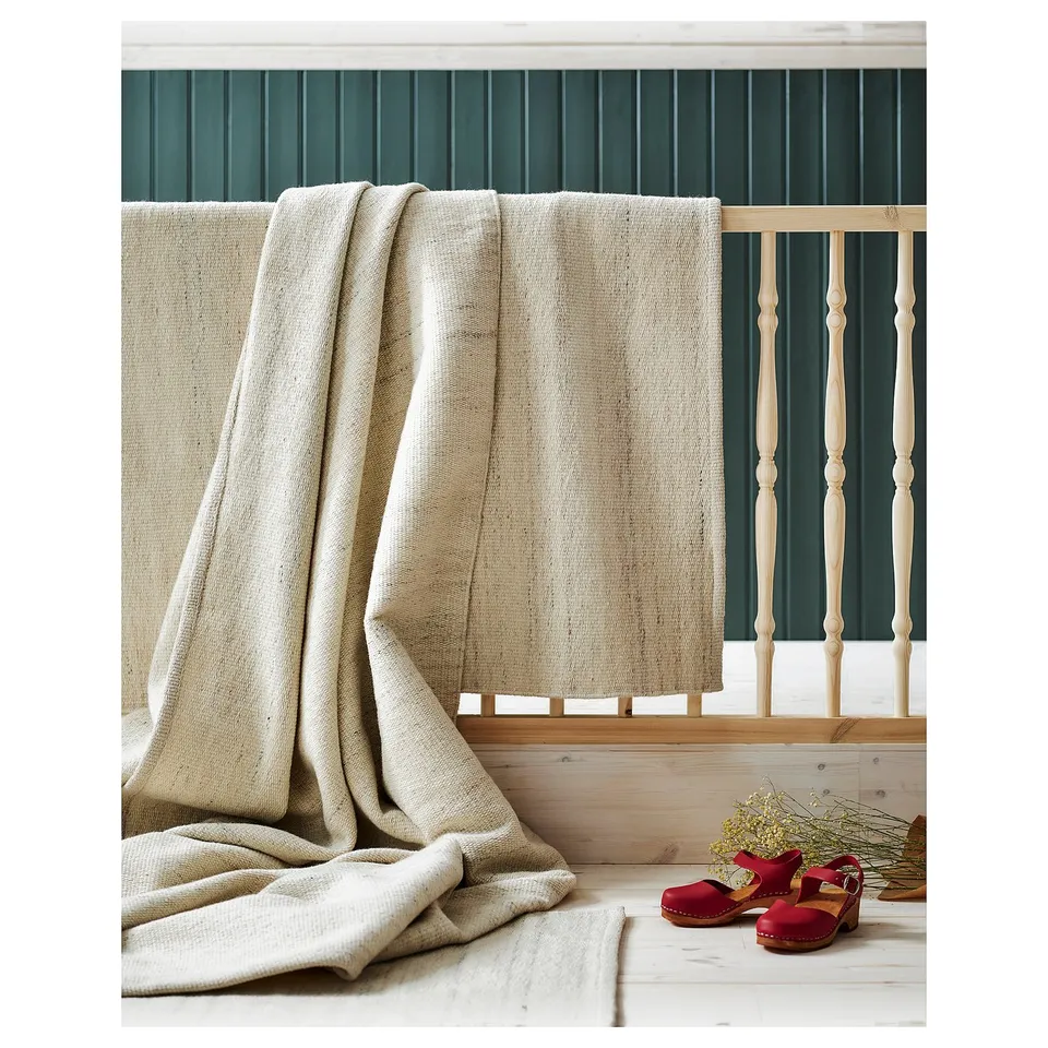 part: TIDTABELL rug, flatwoven