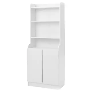 DALRIPA children's bookcase with door, white/white, Depth 34 x Height 150 x Width 60 cm
