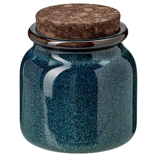 BRUGDHAJ jar with lid, blue, 0.3 l