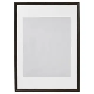 KLOTKÖRSBÄR frame, oak effect/dark brown, 50x70 cm
