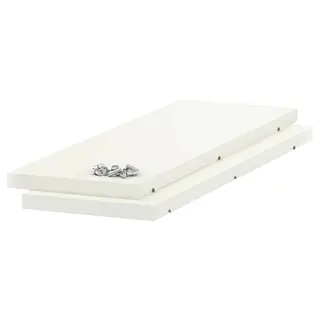 UTRUSTA shelf, white, 20x60 cm