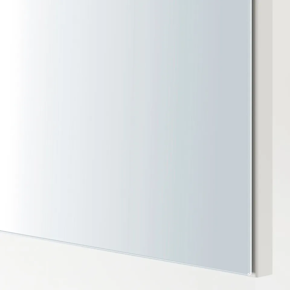 ENHET Mirror cabinet with doors, white, 60x17x75 cm