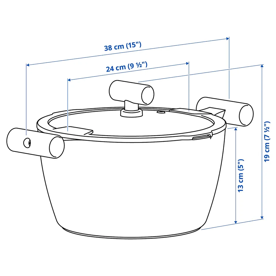 part: KLIPPFISK pot with lid