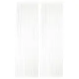 TERESIA sheer curtains, 1 pair, white/with rod pocket, 145x250 cm