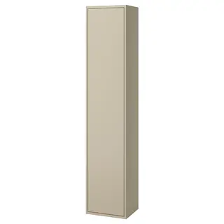 HAVBÄCK high cabinet with door, beige, 40x35x195 cm