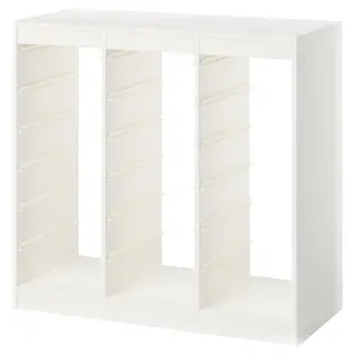 TROFAST frame, white/room divider, 99x44x95 cm