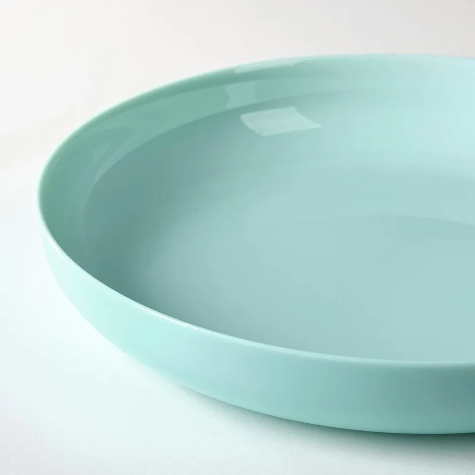 VITBLECKA Plate, turquoise, 25 cm