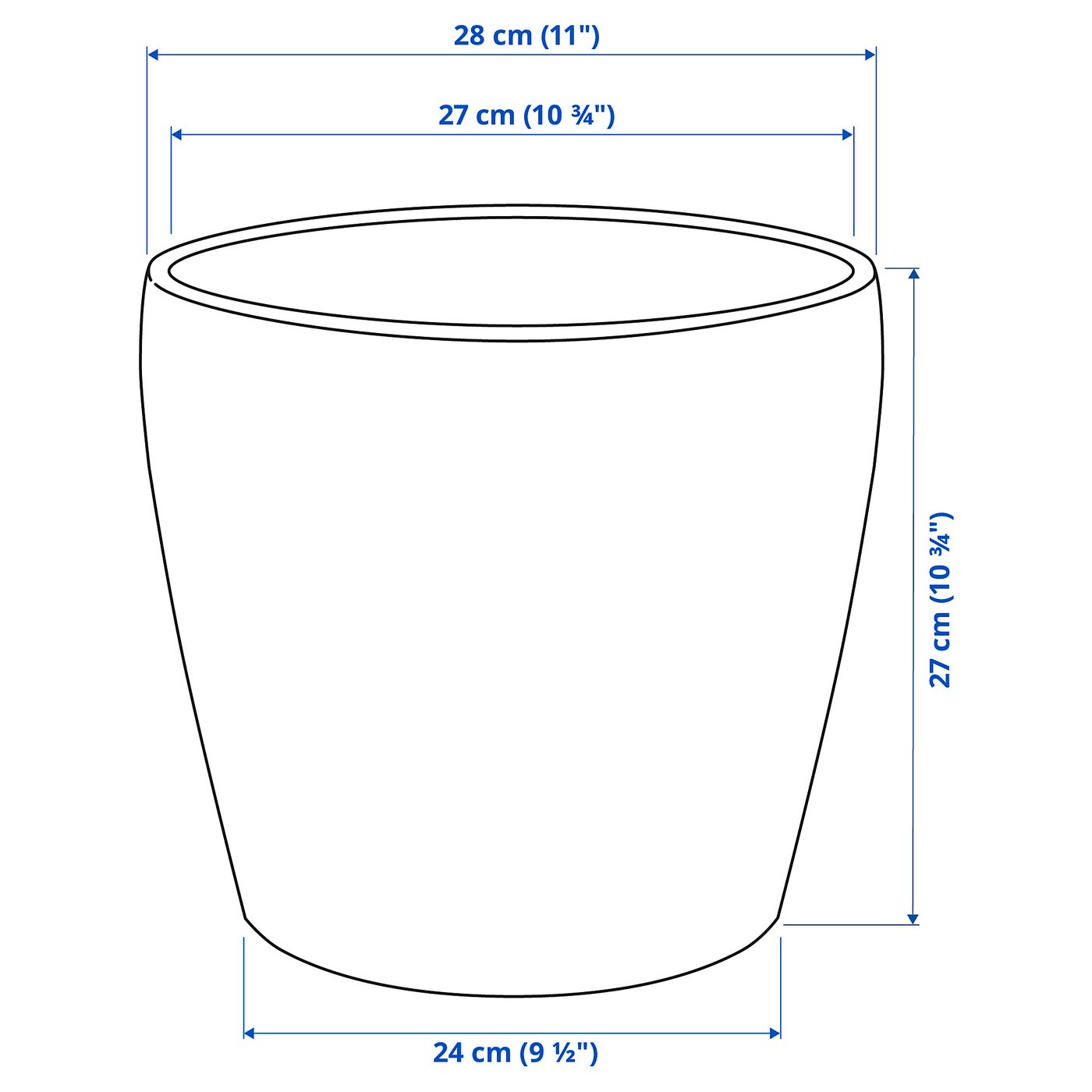 part: PERSILLADE plant pot