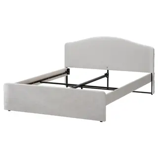RAMNEFJÄLL upholstered bed frame, lining cloth, 150x200 cm