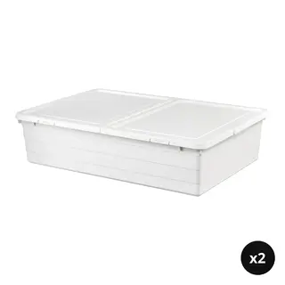 SOCKERBIT set: storage box with lid x2