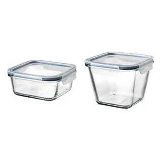 IKEA set: food container with lid x2