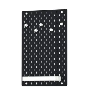 SKÅDIS pegboard combination, black, 36x56 cm