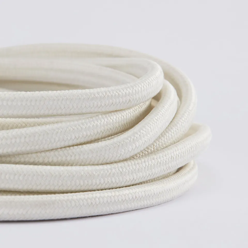 White cord diy lamps