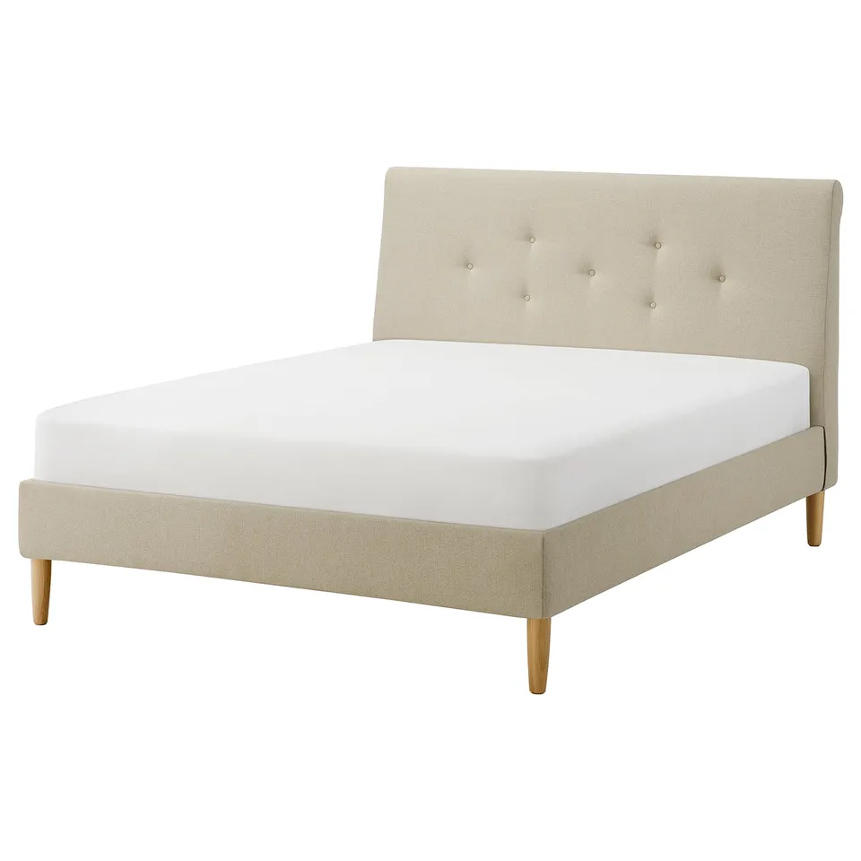 part: IDANÄS upholstered bed frame