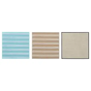 PEPPRIG microfiber cloth, beige light blue/beige, Length 28 x Width 28 cm
